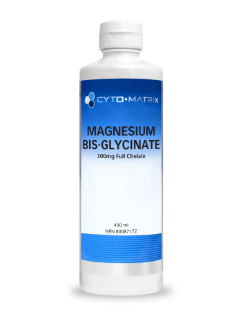 Magnesium Bis-Glycinate 300mg Full Chelate Liquid (450ml)