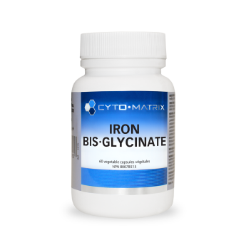 Iron Bis-Glycinate – 25mg Full Chelate 60 v-caps