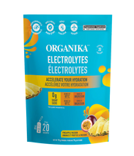 Load image into Gallery viewer, Organika Electrolytes - Pineapple Passion Fruit Sachets