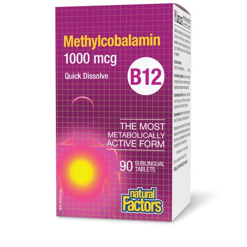 B12 Methylcobalamin 1000 mcg 90 Tablets