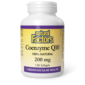 Coenzyme Q10 100 % Natural 200 mg 120 soft gels