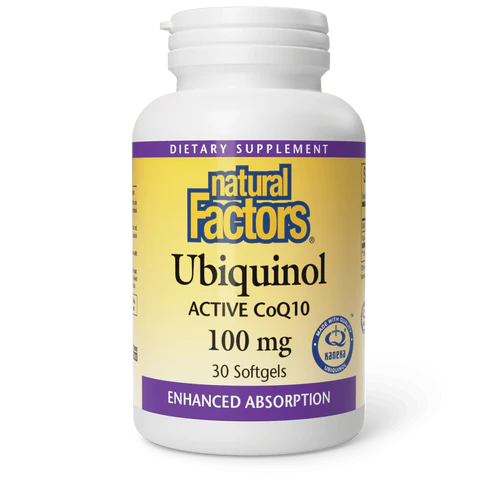 Ubiquinol Active 100mg CoQ10 (60caps)