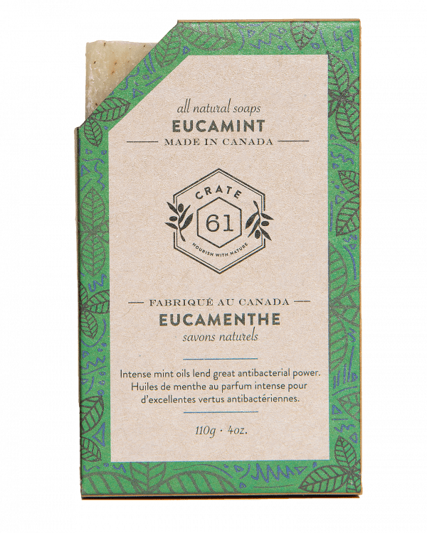 Crate 61 All Natural Eucamint Soap